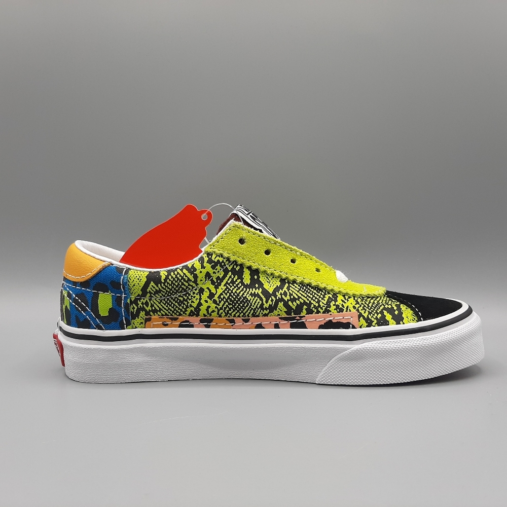 New Vans Sport Patchwork Leopard Snake Skin Animal Print COLORFUL Women's Size 5 - Picture 5 of 11